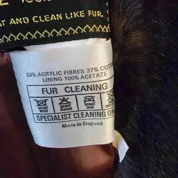 Tissavel France Faux Fur Coat - Picture 4 of 7